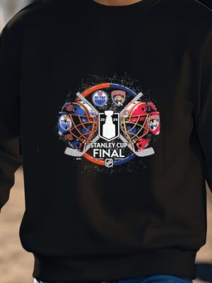 Panthers Vs Oilers 2024 Stanley Cup Final Dueling Shirts Unique riracha 3