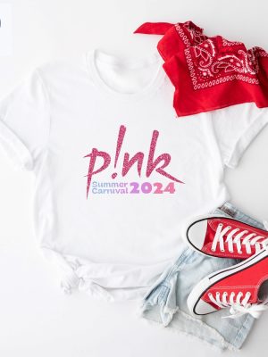 P Nk Summer Carnival 2024 Shirt Hoodie Sweatshirt Pink Summer Carnival 2024 Setlist Shirt Unique riracha 2