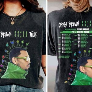 Chris Brown Tour Merch Chris Brown Tour Dates Shirt Chris Brown 11 11 Tour Setlist Shirt Unique riracha 4
