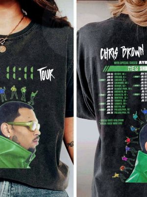 Chris Brown Tour Merch Chris Brown Tour Dates Shirt Chris Brown 11 11 Tour Setlist Shirt Unique riracha 4