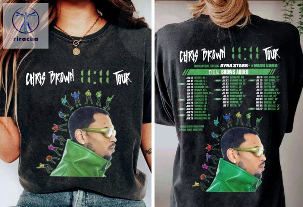 Chris Brown Tour Merch Chris Brown Tour Dates Shirt Chris Brown 11 11 Tour Setlist Shirt Unique riracha 4