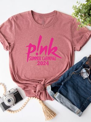 P Nk Summer Carnival 2024 Trustfall Album Tee Pink Singer Tour Music Festival Shirt Pink Summer Carnival 2024 Setlist Unique riracha 2