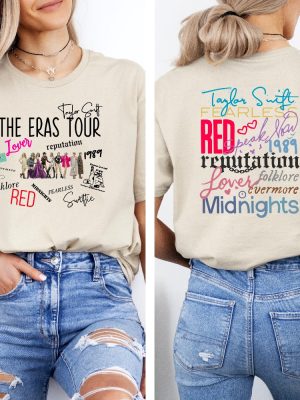 The Eras Tour T Shirt The Eras Tour Concert Shirt Eras Tour Movie T Shirt Taylor Swift Merch Concert T Shirt Taylor Swiftie T Shirt Unique riracha 2