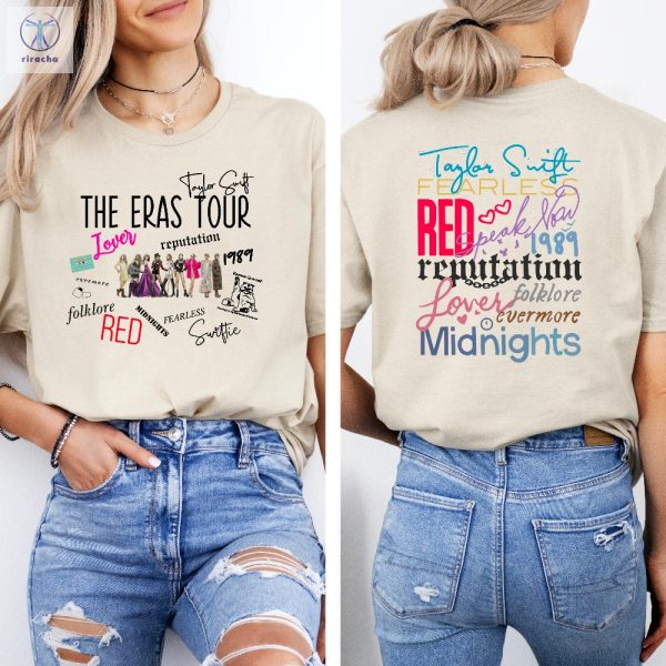 The Eras Tour T Shirt The Eras Tour Concert Shirt Eras Tour Movie T Shirt Taylor Swift Merch Concert T Shirt Taylor Swiftie T Shirt Unique riracha 2
