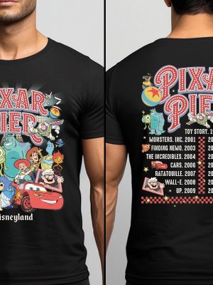 Pixar Pier Disneyland Tour T Shirt Disney Family Trip Disney Trip Shirt Pixar Pier Shirt Pixar Pier Tour Tee Disneyland Trip Tee Unique riracha 2