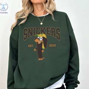 Funny Snicker Est 2018 Sweatshirt Bluey Sweatshirt For Adults Bluey Characters Bluey Tshirt Adults Fathers Day Gift Ideas Unique riracha 2