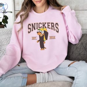 Funny Snicker Est 2018 Sweatshirt Bluey Sweatshirt For Adults Bluey Characters Bluey Tshirt Adults Fathers Day Gift Ideas Unique riracha 3