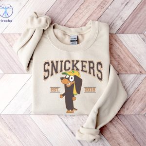 Funny Snicker Est 2018 Sweatshirt Bluey Sweatshirt For Adults Bluey Characters Bluey Tshirt Adults Fathers Day Gift Ideas Unique riracha 4