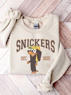 Funny Snicker Est 2018 Sweatshirt Bluey Sweatshirt For Adults Bluey Characters Bluey Tshirt Adults Fathers Day Gift Ideas Unique riracha 4