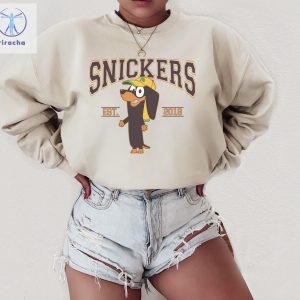 Funny Snicker Est 2018 Sweatshirt Bluey Sweatshirt For Adults Bluey Characters Bluey Tshirt Adults Fathers Day Gift Ideas Unique riracha 5