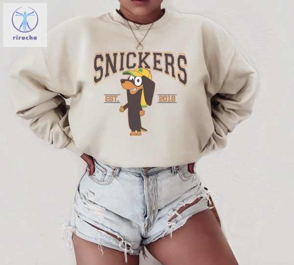 Funny Snicker Est 2018 Sweatshirt Bluey Sweatshirt For Adults Bluey Characters Bluey Tshirt Adults Fathers Day Gift Ideas Unique riracha 5