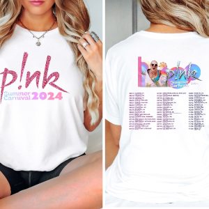 Pink Singer Summer Carnival 2024 Tour Shirt Pink Tour Tshirt Trustfall Album Shirt P Nk Tour 2024 Unique riracha 3