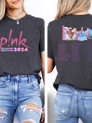 Pink Singer Summer Carnival 2024 Tour Shirt Pink Tour Tshirt Trustfall Album Shirt P Nk Tour 2024 Unique riracha 4