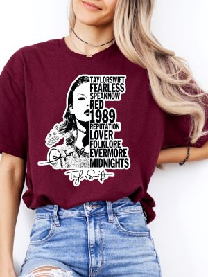 Taylor Swift Album Shirt