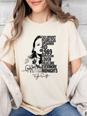 Taylor Swift Album Shirt Taylor Swiftie Clothing Taylor Swift Graphic Tees Taylor Swift Latest Album Unique riracha 3