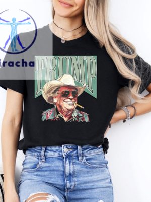 Trump Shirt Western Trump Tee Cowboy Shirt Make America Great Trump Daddy Shirt Donald Trump Funny Republican Gift Unique riracha 2