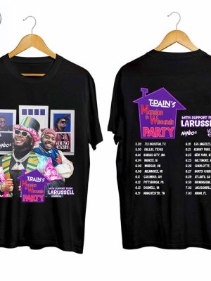 T Pain Tour 2024 Shirt Mansion In Wiscansin Party Tour Shirt T Pain Fan Shirt T Pain Tour Shirt T Pain Red Rocks Shirt riracha 2