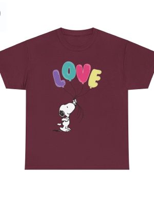 Snoopy Love T Shirt Happy Wednesday Snoopy Shirt Snoopy Dog Cartoon Snoopy Love Hoodie riracha 2