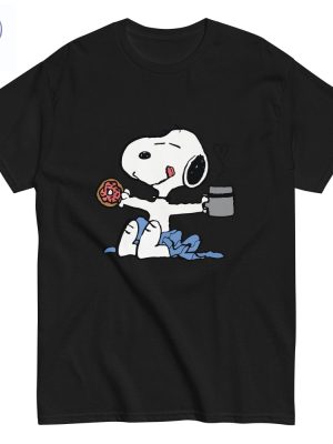 Peanuts Donut Coffee Snoopy T Shirt Donut Coffee Snoopy Shirt Donut Snoopy Shirt Unique riracha 3