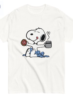 Peanuts Donut Coffee Snoopy T Shirt Donut Coffee Snoopy Shirt Donut Snoopy Shirt Unique riracha 4