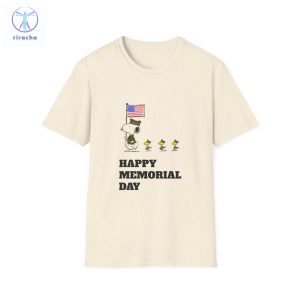Memorial Day T Shirt American Flag T Shirt Independence Day T Shirt Snoopy Fourth Of July Shirt Snoopy Fourth Of July T Shirt Unique riracha 2
