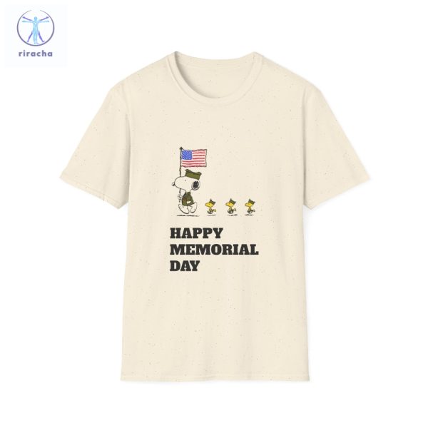 Memorial Day T Shirt American Flag T Shirt Independence Day T Shirt Snoopy Fourth Of July Shirt Snoopy Fourth Of July T Shirt Unique riracha 2