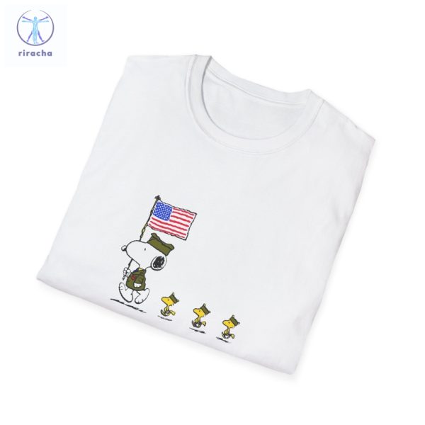 Memorial Day T Shirt American Flag T Shirt Independence Day T Shirt Snoopy Fourth Of July Shirt Snoopy Fourth Of July T Shirt Unique riracha 3