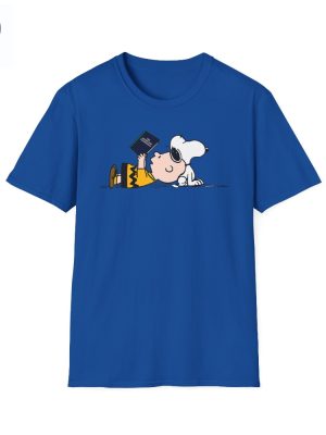 Peanuts Snoopy Charlie Brown Reading Anarchists Cookbook Tribute T Shirt Snoopy Charlie Brown Reading Book Shirt riracha 2