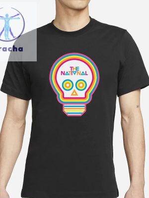 The National Lightbulb Skull T Shirts Lightbulb Skull Shirt The National Unique riracha 2