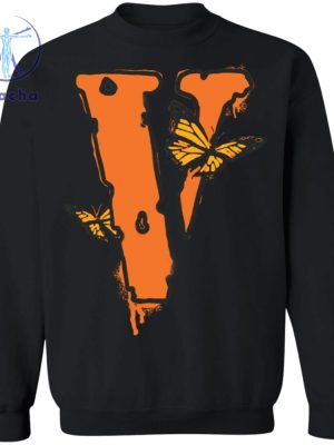 Vlone X Juice Wrld Butterfly Shirt Juice Wrld X Vlone Butterfly T Shirt Juice Wrld Vlone Butterfly Sweatshirt Unique riracha 3