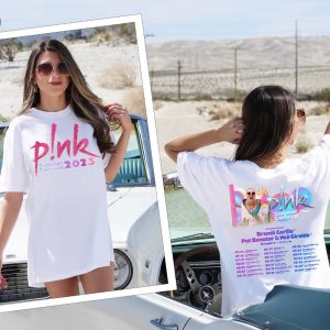 Pink Set List 2023 Shirt Pink Tour Shirt Trustfall Album Tee Pink On Tour Shirt Pink Tour Merch Summer Carnival Tee Unique riracha 4