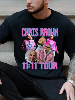 Chris Brown 11 11 Tour Shirt Chris Brown Tour Shirt Chris Brown 11 11 Tour 2024 Shirt Chris Brown Fan Shirt riracha 4