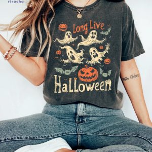 Retro Halloween Shirt Long Live Halloween Vintage Halloween Shirt Spooky Season Tee Pumpkin Shirt Spirit Halloween riracha 2