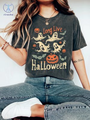 Retro Halloween Shirt Long Live Halloween Vintage Halloween Shirt Spooky Season Tee Pumpkin Shirt Spirit Halloween riracha 2