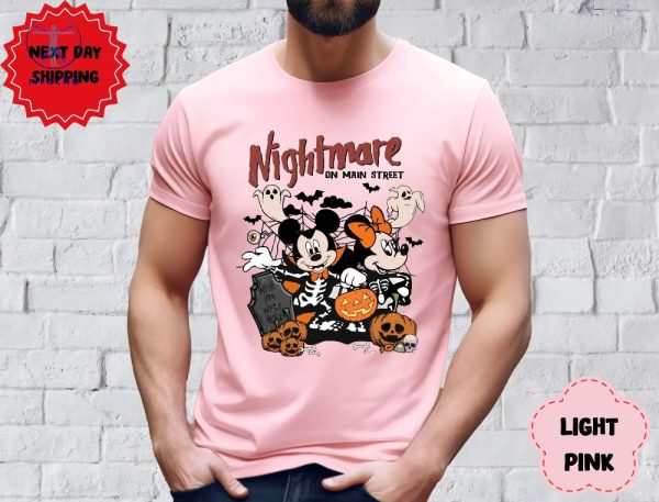 Disney Halloween Nightmare Shirt Mickey Minnie Halloween Shirt Disney Halloween Shirt Nightmare On The Main Street riracha 3