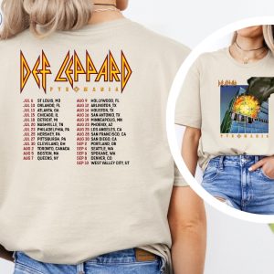 2024 Def Leppard And Journey Summer Stadium Tour Shirt Def Leppard Shirt Womens Def Leppard And Journey Merch Unique riracha 4