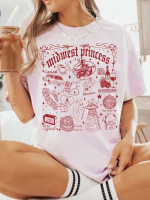 The Midwest Princess Shirt Pink Pony Shirt Chappell Midwest Princess Shirt 2024 Tour Tee 2024 Summer Concert Shirt riracha 2