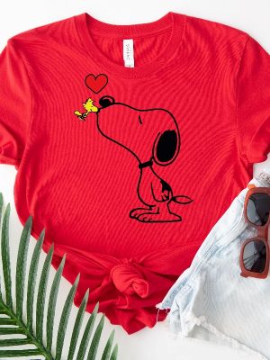 Snoopy Hug Woodstock Shirt Snoopy Hugging Tee Snoopy And Woodstock Shirts Hoodie Sweatshirt Peanut Snoopy Shirt Unique riracha 2