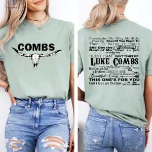 Luke Combs Greatest Hits Beer Never Broke My Heart Lyrics Shirts Dont Call Me Baby Luke Combs Lyrics Shirts riracha 6