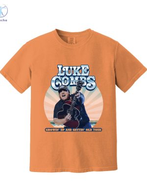 Luke Combs Setlist 2024 Shirts Luke Combs Growin Up And Gettin Old Tour Luke Combs Openers 2024 Shirts Unique riracha 6