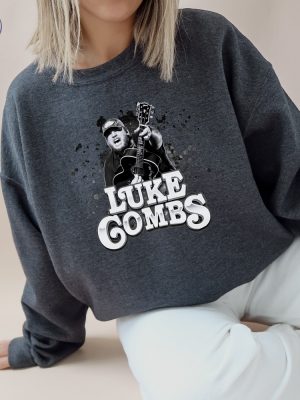 Luke Combs 2024 Tour Growing Up And Getting Old Sweatshirt Luke Combs Merch Luke Combs Shirt Unique riracha 3