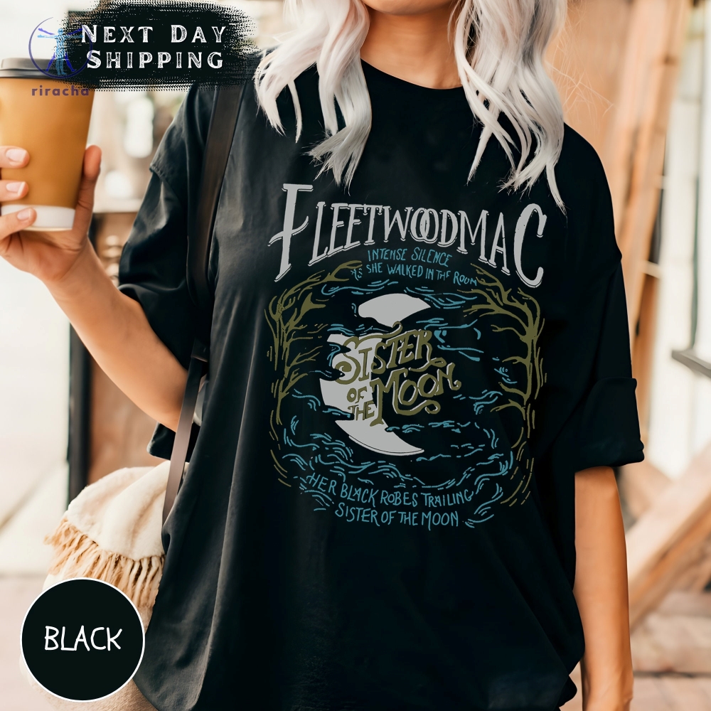Vintage Fleetwood Mac Shirt Sisters Of The Moon Tee Fleetwood Mac Tee Sisters Of The Black Moon Shirt Unique riracha 1