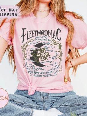 Vintage Fleetwood Mac Shirt Sisters Of The Moon Tee Fleetwood Mac Tee Sisters Of The Black Moon Shirt Unique riracha 2