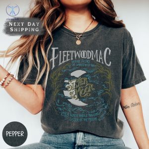 Vintage Fleetwood Mac Shirt Sisters Of The Moon Tee Fleetwood Mac Tee Sisters Of The Black Moon Shirt Unique riracha 3