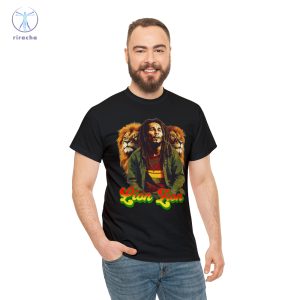 Bob Marley T Shirt Bob Marley Lion Head Shirt Bob Marley Lion Of Judah Shirt Unique riracha 4