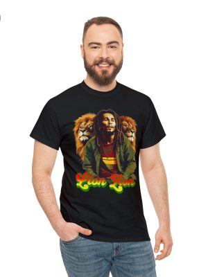 Bob Marley T Shirt Bob Marley Lion Head Shirt Bob Marley Lion Of Judah Shirt Unique riracha 4