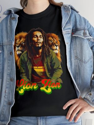 Bob Marley T Shirt Bob Marley Lion Head Shirt Bob Marley Lion Of Judah Shirt Unique riracha 9