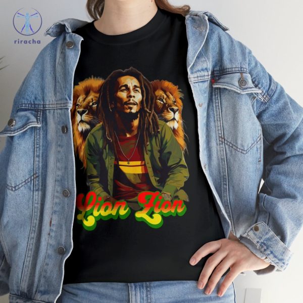 Bob Marley T Shirt Bob Marley Lion Head Shirt Bob Marley Lion Of Judah Shirt Unique riracha 9