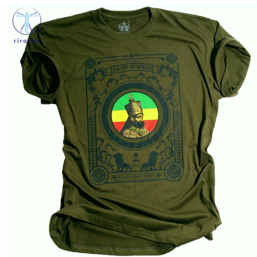 Jah Son Of Africa Haile Selassie T Shirt Haile Selassie Miracles Shirt Emperor Haile Selassie Shirt Hoodie Unique