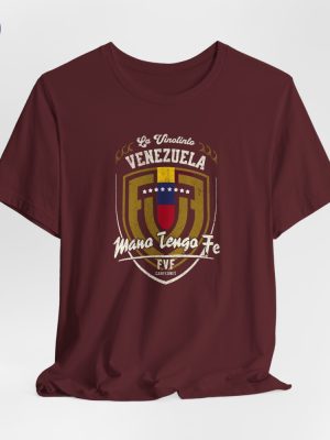 Venezuela La Vinotinto T Shirt Mano Tengo Fe T Shirt Venezuela Vinotinto T Shirt Copa America 2024 Venezuela Tshirt Unique riracha 2